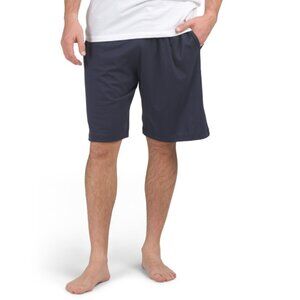 HANRO Black Iris Night And Day Knit Drawstring Shorts